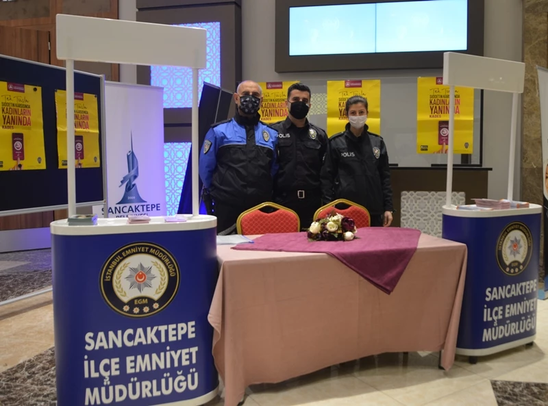 Sancaktepe Emniyeti Kadına Şiddette karşı KADES uygulamasını anlatıyor