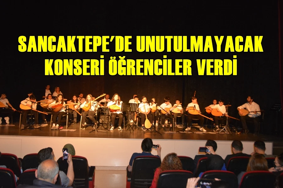 60. Yıl Sarıgazi Ortaokulu öğrencilerinden Sancaktepe’de unutulmayacak konser
