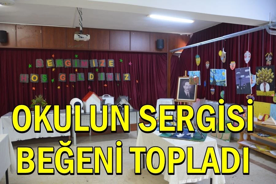 PERRAN KUTMAN SARITAŞ ORTAOKULU’NDA KÜLTÜR SANAT SERGİSİ DÜZENLENDİ