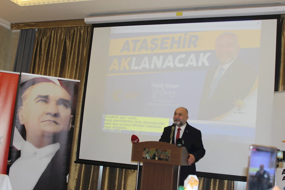 AK Parti Ataşehir Belediye Başkan aday adayı Fatih Sinan Yılmaz projelerini açıkladı