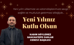 Kasım Söylemez’in yeni yıl mesajı