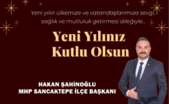 Hakan Şahinoğlu’nun Yeni yıl mesajı