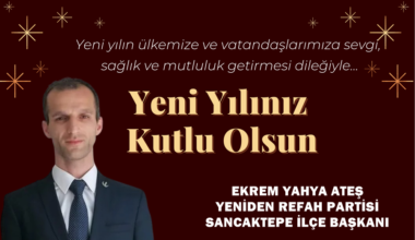 Ekrem Yahya Ateş’in yeni yıl mesajı