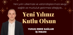 Yunus Emre Sağlam’ın yeni yıl mesajı